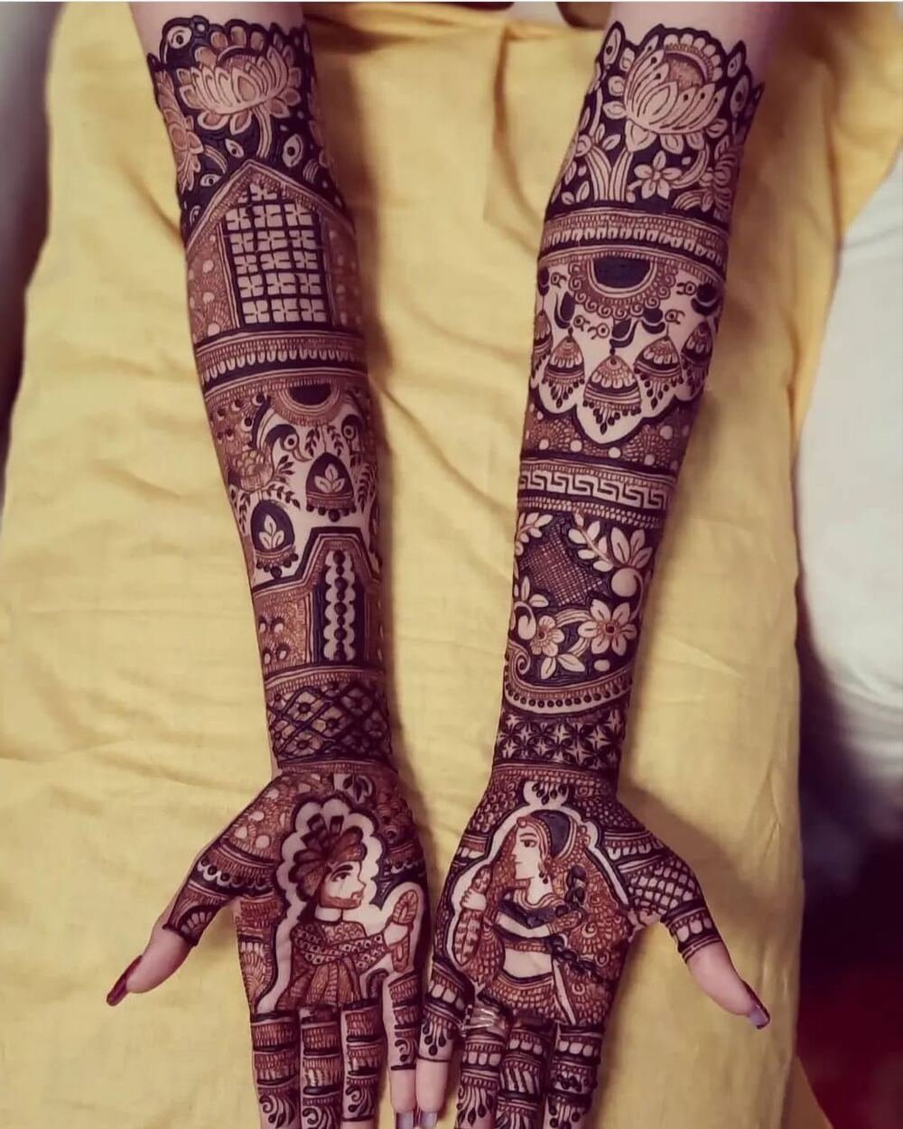 Karan Mehandi Art bridal storyboard design